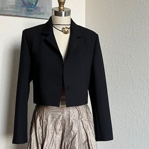 MSGM deconstructed cropped blazer, size 42 IT, made in Italy